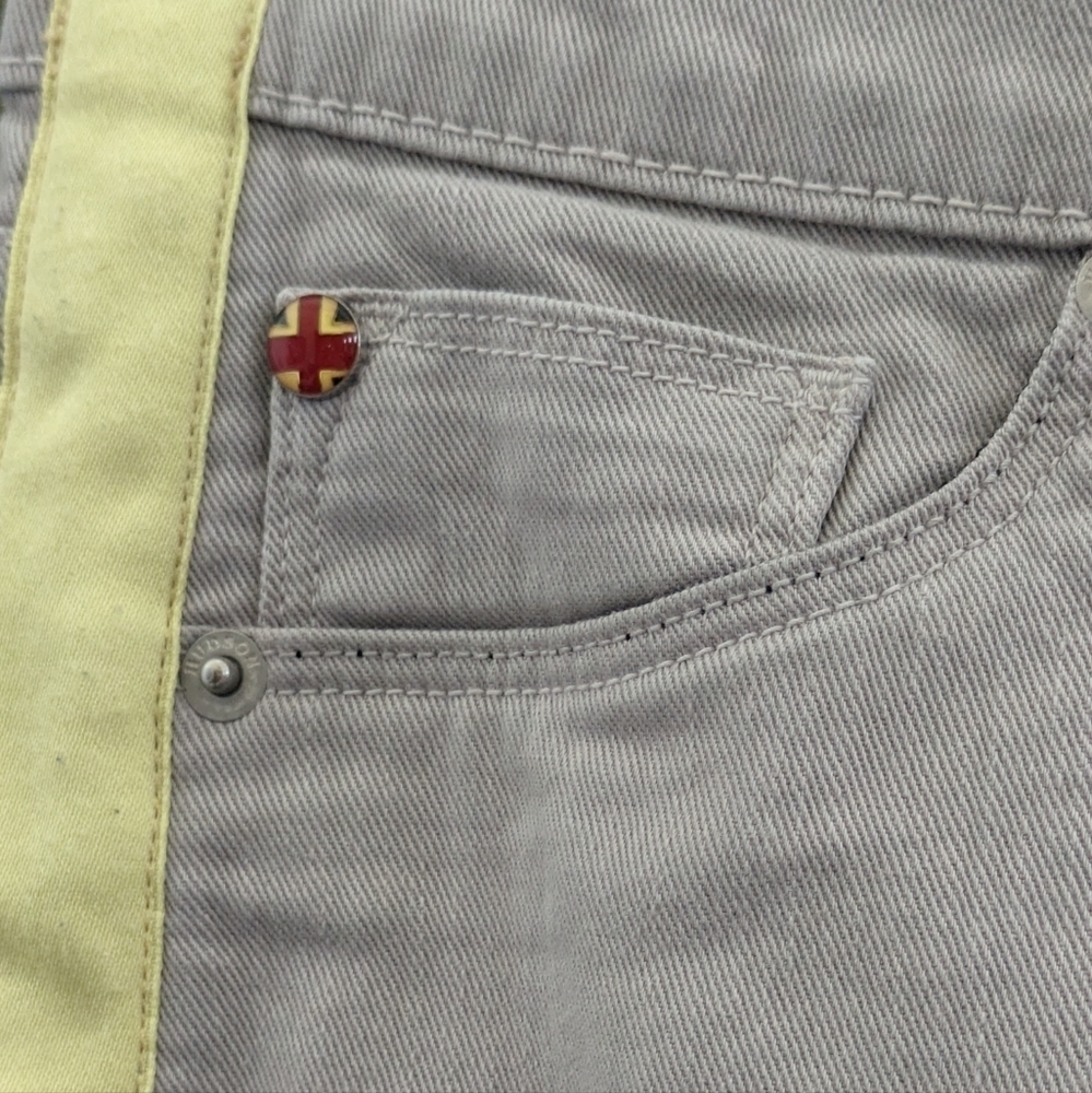Hudson skinny jean Loulou Tuxedo Size 27 Unique Colorway USA - Picture 4 of 8